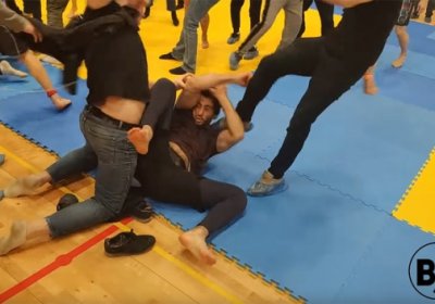 Jui-jitsu turnirida ommaviy mushtlashuv yuz berdi (video) фото