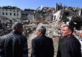 Боку Ереванни Ганжа шаҳрига баллистик ракета билан зарба берганликда айблади фото