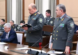 Баҳодир Қурбонов ва Абдусалом Азизов Фото: Президент