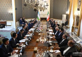Foto: Prezident matbuot xizmati Shavkat Mirziyoyev va Eron