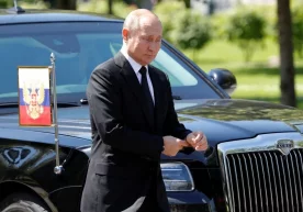 New version of Putin's Aurus car (photo) фото