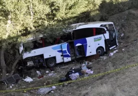Foto: AP Turkiyaning Yozgat viloyatida yo‘lovchi avtobusi