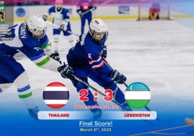 Uzbekistan's young hockey players qualify for Group A at the World Championship фото