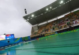 Olimpiada tashkilotchilari suv havzalarida suvning yashil rangga kirishi sababini ma’lum qilishdi фото