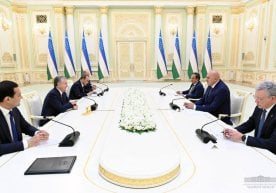 Шавкат Мирзиёев Италия Республикаси мудофаа вазирини қабул қилди фото