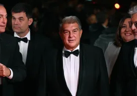 Barselona prezidenti Joan Laporta Xavi Ernandesning jamoa