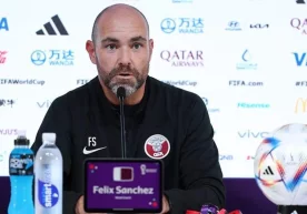 The Spanish coach Felix Sanchez Bas, who led the Qatar