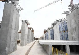 Янги Тошкентда бунёдкорлик ишлари билан танишув чоғида