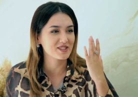 Хонанда ва актриса Хонзода Дўстова НавоТВ кўрсатувида