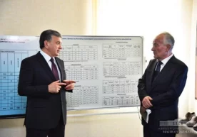 Президент Шавкат Мирзиёев Дўстлик туманидаги Манас