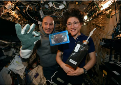 Астронавтлар биринчи марта космосда печенье пиширди фото