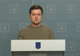 Фото: Видеодан кадр Россиянинг Украинага «махсус ҳарбий