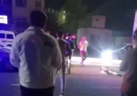 Фото: Видеодан кадр Олмалиқ шаҳрида инсон ўлими билан