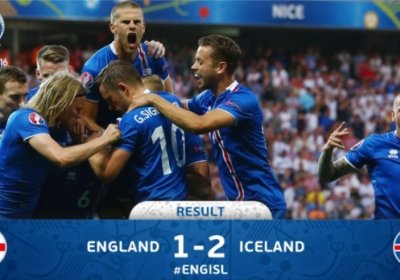 Evro-2016: Islandiya Angliyani engdi va turnir chorak finalida Fransiyaga qarshi o‘ynaydigan bo‘ldi фото
