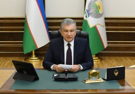 Shavkat Mirziyoyev YEOII yig‘ilishida onlayn ishtirok etdi фото