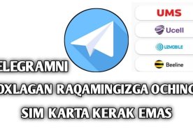 Telegram SIM-kartasiz ro‘yxatdan o‘tish imkoniyatini taqdim qildi фото