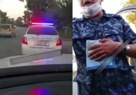 Ҳайдовчига ялингани видеоси тарқалган ЙҲХБ ходими ишдан бўшатилди фото