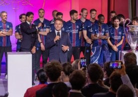 Франция президенти Эммануэль Макрон Чемпионлар лигасидаги