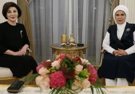 O‘zbekiston birinchi xonimi Ziroatxon Mirziyoyeva Erdo‘g‘onning rafiqasi Emine bilan uchrashdi (Foto) фото