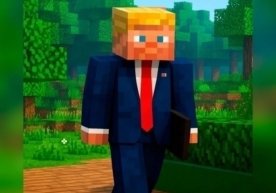 Оқ уй Дональд Трампнинг Minecraft ўйинидаги персонажи