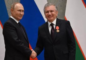 Россия президенти Ўзбекистон раҳбари Шавкат Мирзиёевга