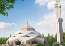 Қозоғистоннинг пойтахтида ўзига хос масжид қурилаётгани