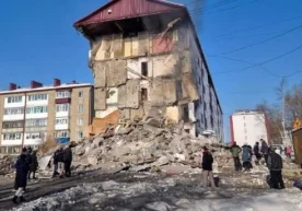 Россиянинг Сахалин оролида беш қаватли турар жой биноси