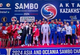 Қозоғистоннинг Актау шаҳрида самбо бўйича Осиё-Океания