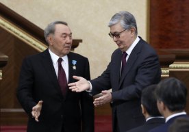 Нурсултон Назарбоев ва Қосим-Жомарт Тўқаев/Фото: REUTERS