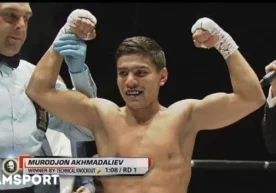 Iste’dodli professional bokschimiz Murodjon Ahmadaliyev