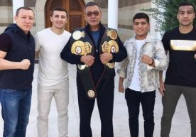 Shahram, Isroil va Murodjon Dubayda G‘ofur Rahimov bilan uchrashishdi фото