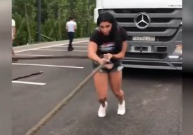 Қозоғистонлик спортчи Дарья Нестерова 17 тонналик юк