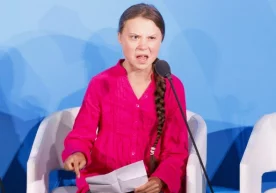 Швециялик иқлим ўзгаришига қарши кураш фаоли, 16 ёшли