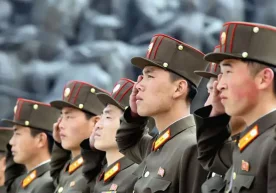 Фото: picture-alliance/Kyodo Шимолий Корея қўшинлари