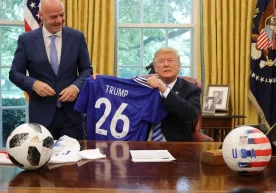 АҚШ президенти Доналд Трамп футбол тарихидаги энг йирик