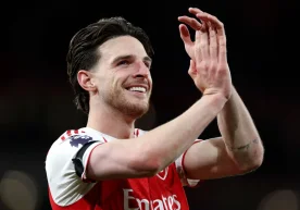 Arsenal жартылай қорғаушысы Declan Rice командасының 22