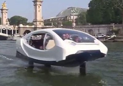 Францияда Сена дарёси узра парвоз қилувчи такси пайдо бўлди (видео) фото