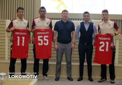 “Lokomotiv” klubi tarkibiga qo‘shib olingan futbolchilarni keng ommaga tanishtirdi фото