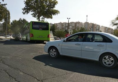 Toshkentda yana bir yoʻlovchi avtobusi YTHga uchradi (foto) фото