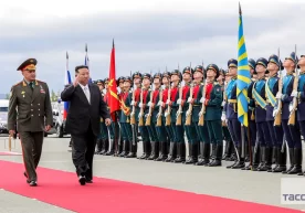 Foto: “TASS” Rossiyada tashrif bilan bo‘lib turgan KXDR