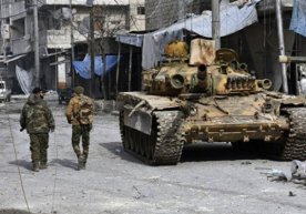 Сурия армияси жангчилари пойтахт Дамашқ шаҳри атрофидаги