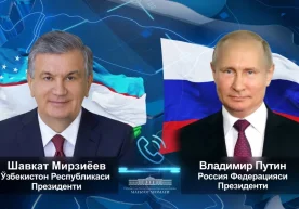 Президент Шавкат Мирзиёев ва Россия Федерацияси Президенти