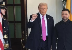 Вашингтондаги Оқ уйда АҚШ президенти Доналд Трамп ва