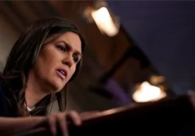 Oq uy matbuot kotibi Sara Sanders Virjiniyadagi