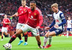 The match between Tottenham Hotspur and Manchester United,