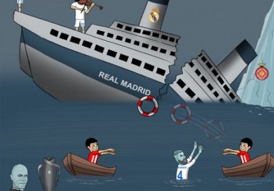 Карикатура: "Реал" кемаси чўкмоқда фото