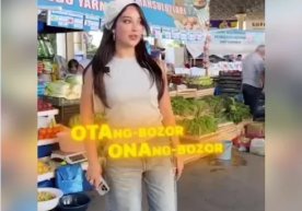 Aktrisa Asal Shodiyeva Oloy bozoriga tushib, meva va sabzavotlar xarid qildi (video) фото