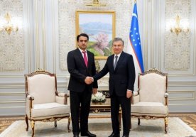Shavkat Mirziyoyev Dushanbe shahri raisini qabul qildi фото