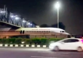 Hindistonda Dehli aeroporti yaqinidagi avtomobil yo‘li
