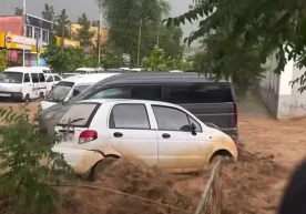 On May 19, following heavy rainfall, flash floods occurred